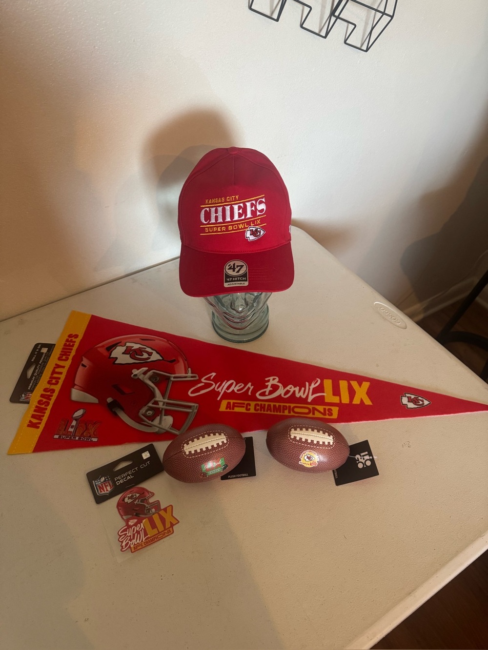 '47 Kansas City Chiefs Red Super Bowl LIX Hat